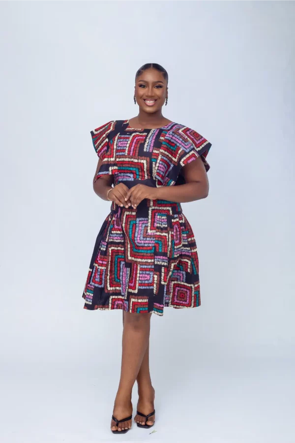 BOLU AFRICAN PRINT DRESS 1