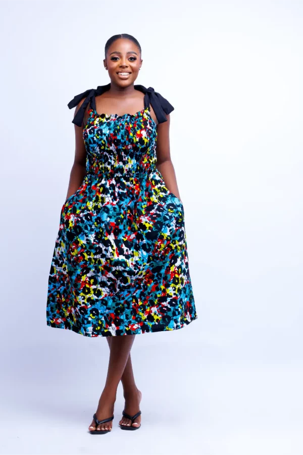 DAMI AFRICAN PRINT DRESS 1