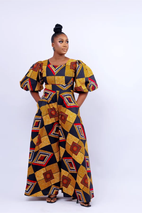 KIRA AFRICAN PRINT JUMPSUIT ONE1