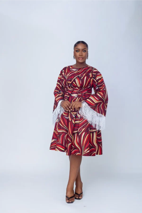 TOKE AFRICAN PRINT DRESS 1